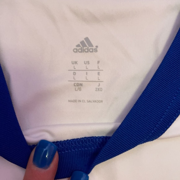 Adidas Men’s Baseball 3/4 Sleeve Shirt Large - Picture 4 of 6